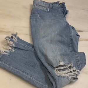 L'AGENCE Light Blue Boyfriend Jeans